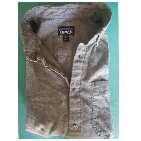 • SOLD • Patagonia Gray Dress Shirt - Picture 8 of 9